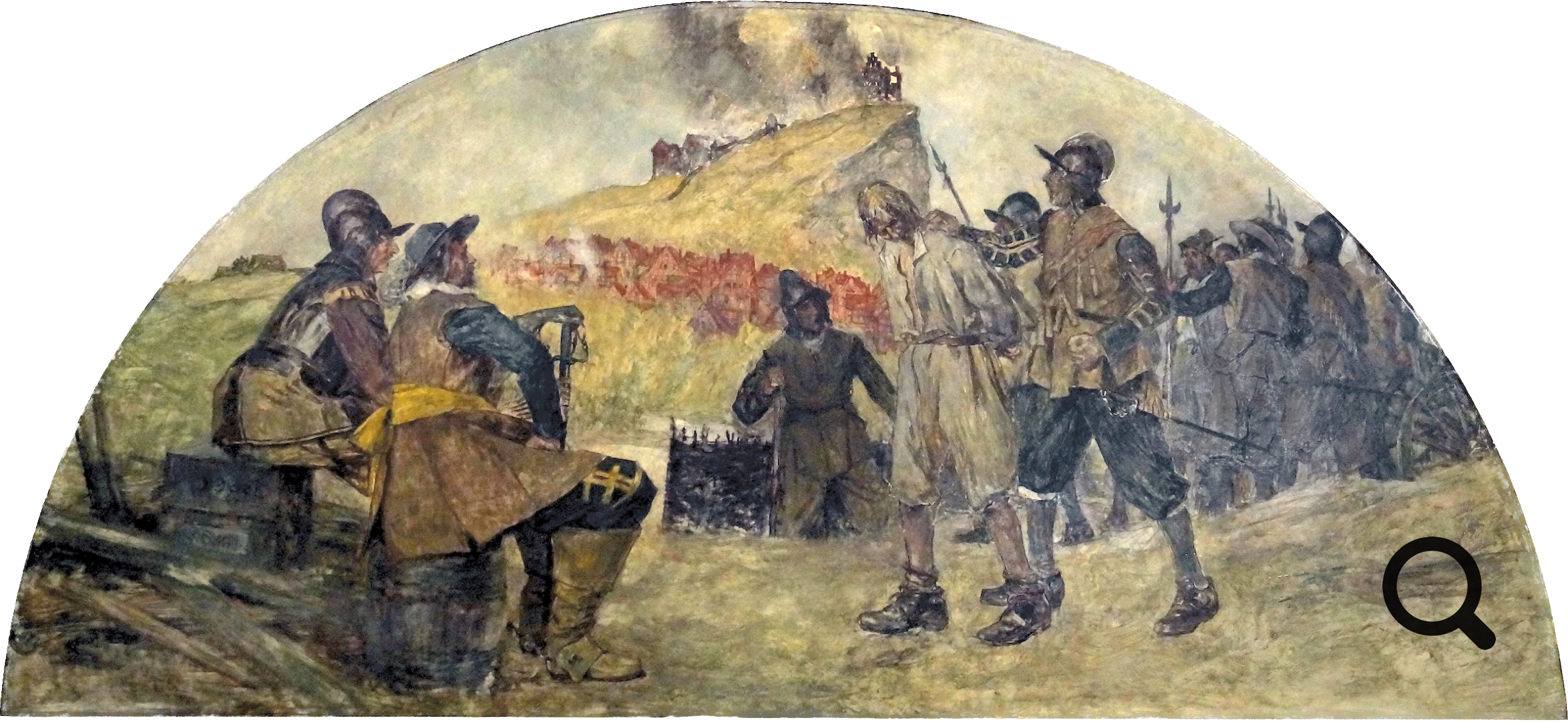Fresko im alten Rathaus von Bad Segeberg
