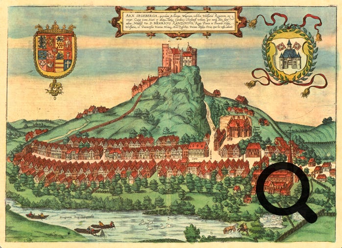 Original ist ein Kupferstich von  Braun & Hogenberg von 1588